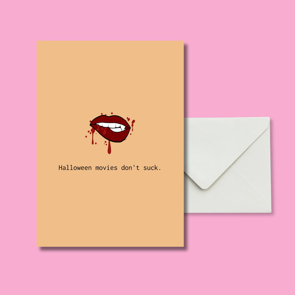 Halloween movies don't suck.