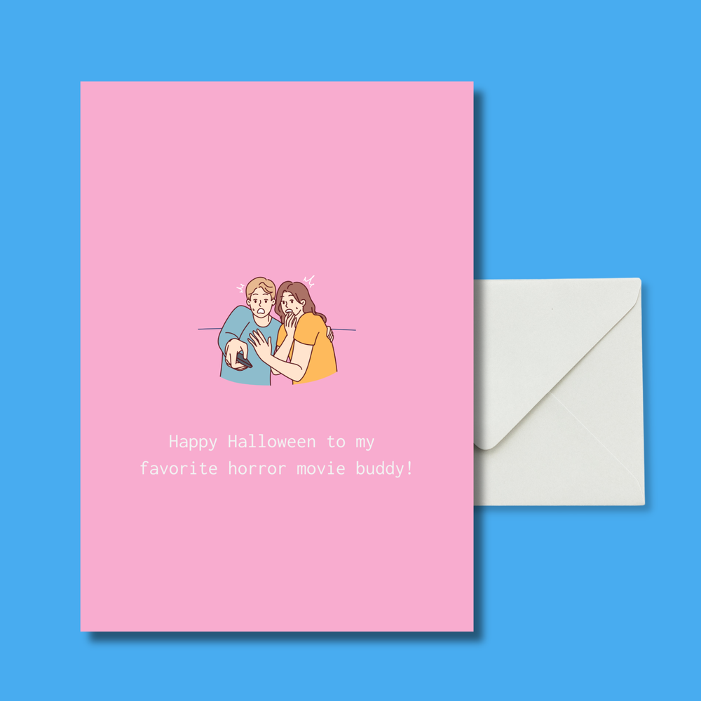 Happy Halloween to my favorite horror movie buddy!