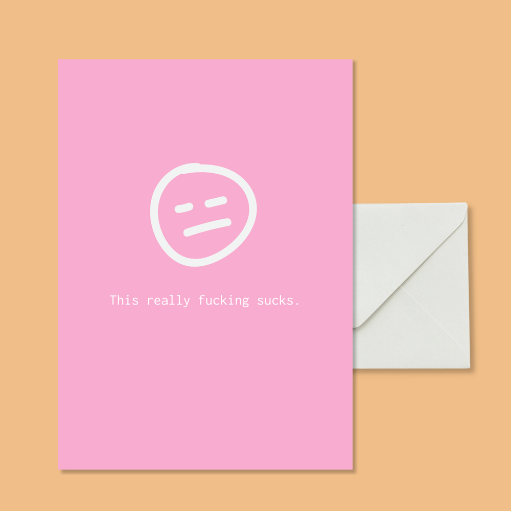 This really fucking sucks.