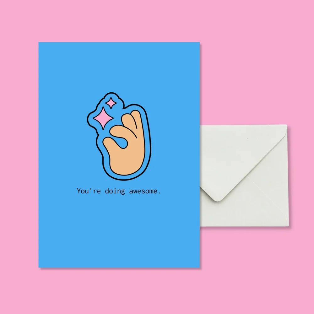 You're doing awesome.